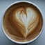 latte art - heart